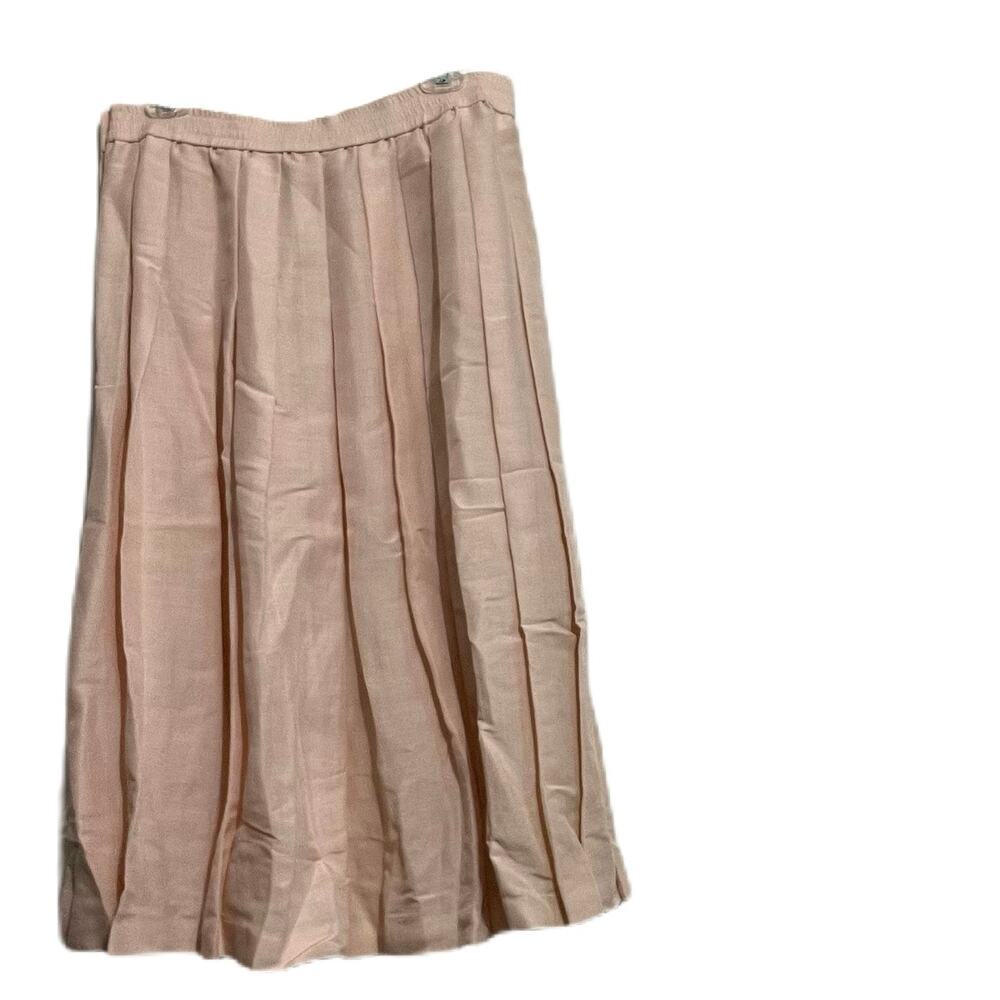 Vintage Chaus Pleated Skirt Soft Pink Size 16 - Picture 2 of 3